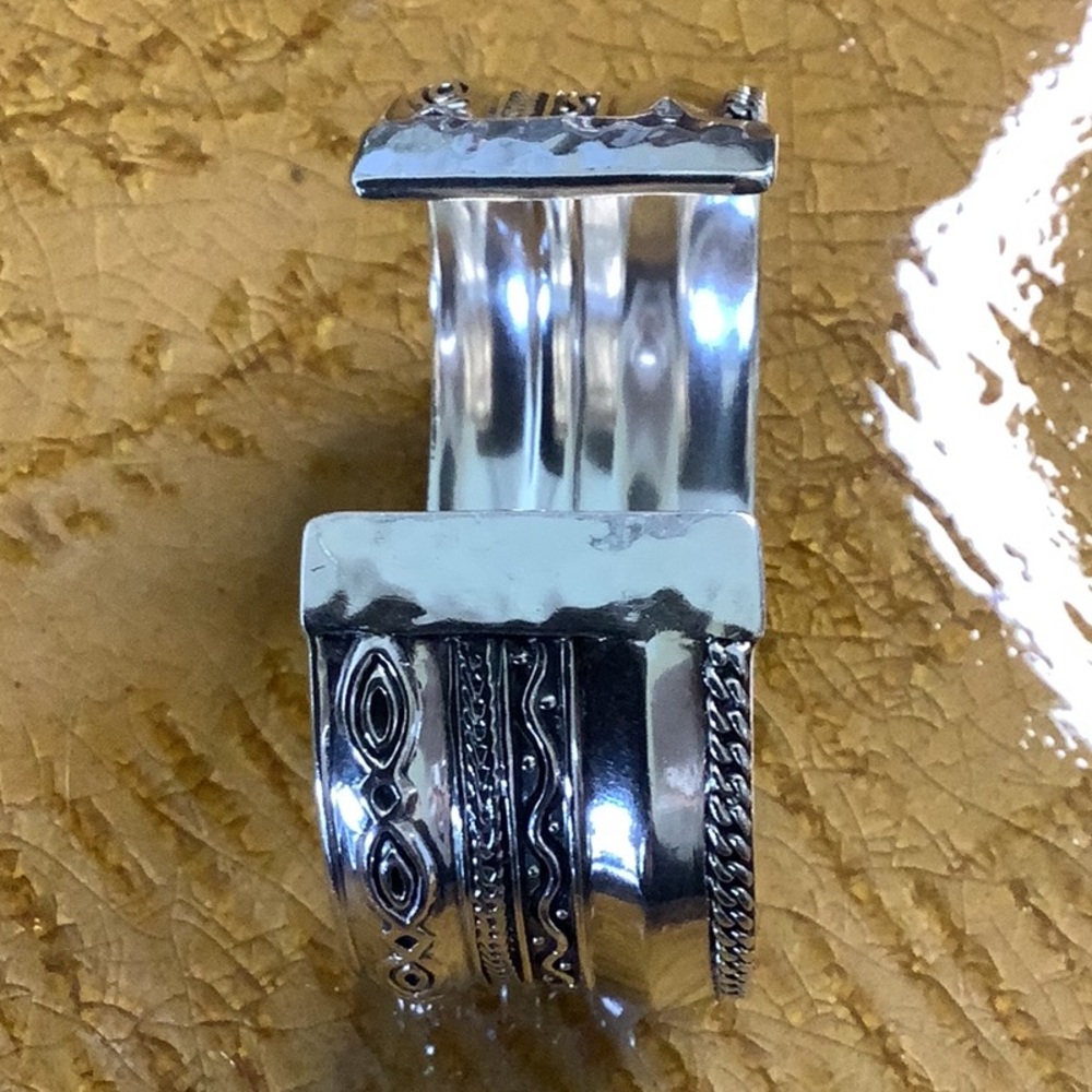 Silpada Multi Pattern Cuff B3424 - image 8